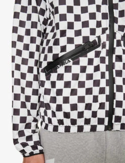 Cheque Brand-print Shell Hooded Windbreaker Jacket -Selfridges Store R04166403 DAMIER ALT04