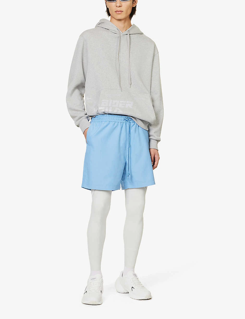 Graphic-print Reflective-branding Cotton-jersey Hoody 2 Graphic-print Reflective-branding Cotton-jersey Hoody - Image 2