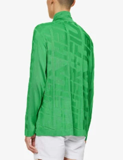 Brand-embossed Funnel-neck Regular-fit Knitted Jacket -Selfridges Store R04166418 ABSYNTHE ALT03