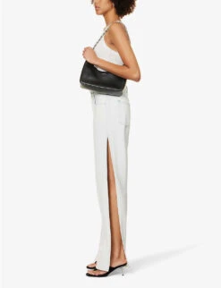 GOOD AMERICAN Good Boy Side-split Relaxed-fit Denim-blend Jeans -Selfridges Store R04166599 INDIGO497 ALT02