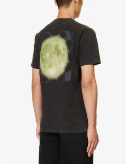 Super Moon Arrow Graphic-print Relaxed-fit Cotton-jersey T-shirt -Selfridges Store R04166722 BLACKMULTICOLOUR ALT03