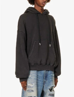 Super Moon Arrow Graphic-print Relaxed-fit Cotton-jersey Hoody -Selfridges Store R04166726 BLACKMULTICOLOUR ALT02