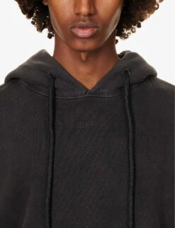 Super Moon Arrow Graphic-print Relaxed-fit Cotton-jersey Hoody -Selfridges Store R04166726 BLACKMULTICOLOUR ALT04