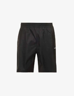 Arrow Graphic-print Regular-fit Swim Shorts