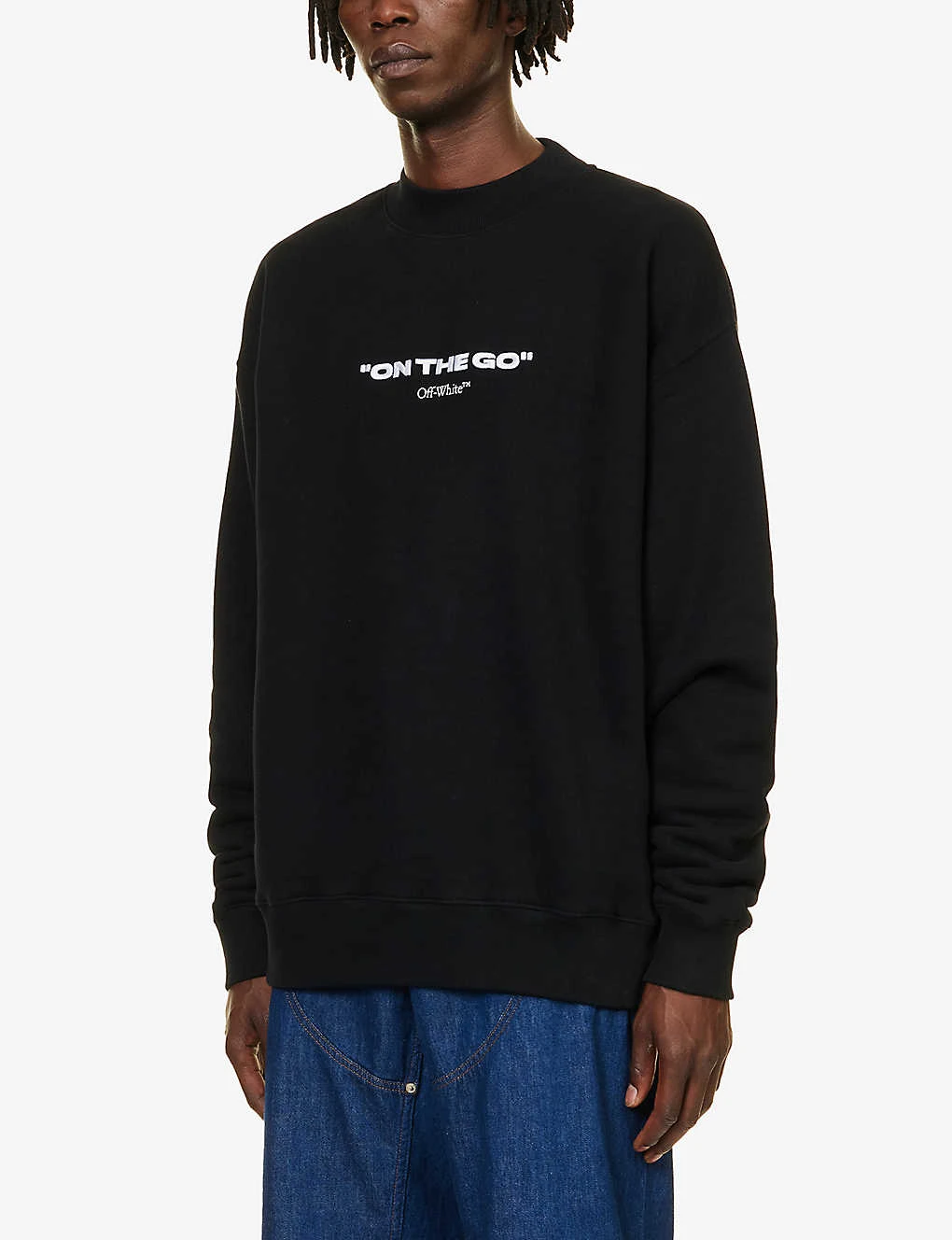 On-The-Go Crewneck Cotton-jersey Sweatshirt 3 On-The-Go Crewneck Cotton-jersey Sweatshirt - Image 3