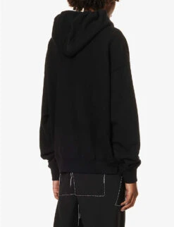 I Need Space Graphic-print Relaxed-fit Cotton-jersey Hoody 8 I Need Space Graphic-print Relaxed-fit Cotton-jersey Hoody -Selfridges Store R04167124 BLACK ALT03