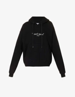 I Need Space Graphic-print Relaxed-fit Cotton-jersey Hoody