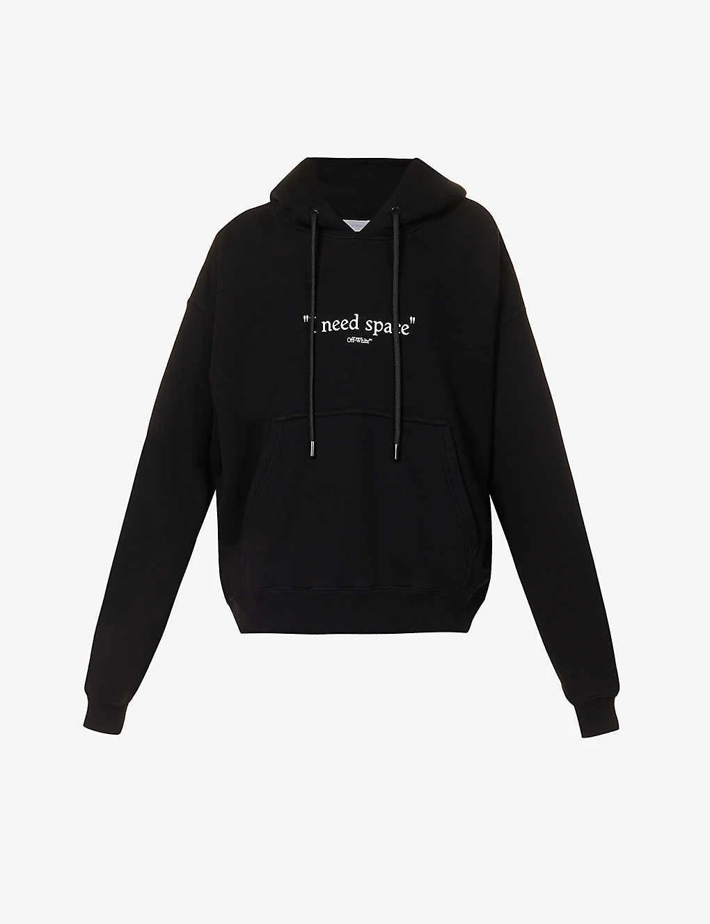 I Need Space Graphic-print Relaxed-fit Cotton-jersey Hoody 1 I Need Space Graphic-print Relaxed-fit Cotton-jersey Hoody