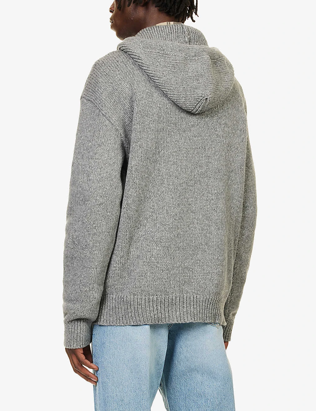 Moon Graphic-print Wool-blend Hoody 4 Moon Graphic-print Wool-blend Hoody - Image 4