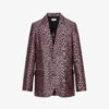 Zadig & Voltaire Vegy Leopard-print Jacquard Woven Blazer