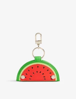 Ted Baker Watermelon Watermelon Recycled Faux-leather Keyring And Card Holder