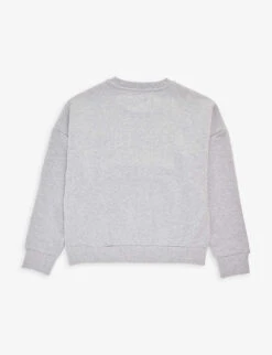 Kenzo Logo-print Melange Cotton-blend Sweatshirt 4-12 Years 5 Kenzo Logo-print Melange Cotton-blend Sweatshirt 4-12 Years -Selfridges Store R04167562 GREYMARL ALT02