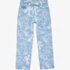 Kenzo Brand-pattern Regular-fit Denim Jeans 6-10 Years