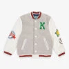 Kenzo Logo-patch Woven-blend Jacket
