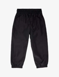 Kenzo Brand-print Elasticated-waist Cotton-jersey Jogging Bottoms 6-12 Years