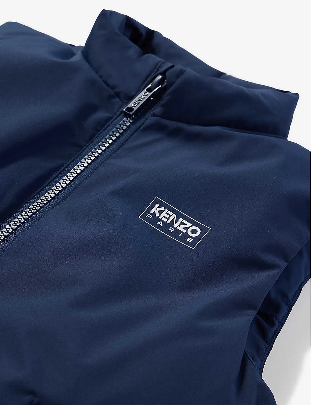 Kenzo Logo-print Funnel-neck Shell-down Gilet 4-12 Years 2 Kenzo Logo-print Funnel-neck Shell-down Gilet 4-12 Years - Image 2
