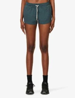 Vuori Halo Mid-rise Stretch-recycled Polyester Shorts -Selfridges Store R04167656 STONEHEATHER ALT02