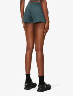 Vuori Halo Mid-rise Stretch-recycled Polyester Shorts -Selfridges Store R04167656 STONEHEATHER ALT03