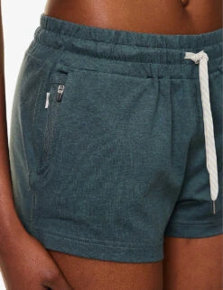 Vuori Halo Mid-rise Stretch-recycled Polyester Shorts -Selfridges Store R04167656 STONEHEATHER ALT04