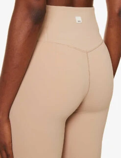 Vuori Studio Flare Exposed-seam Flared-leg Regular-fit Leggings -Selfridges Store R04167662 COCONUT ALT04