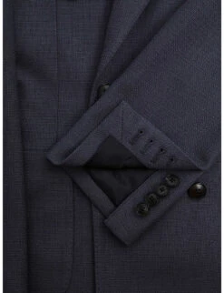 Reiss Admire Double-breasted Textured Stretch Wool-blend Blazer -Selfridges Store R04168846 AIRFORCEBLUE ALT04