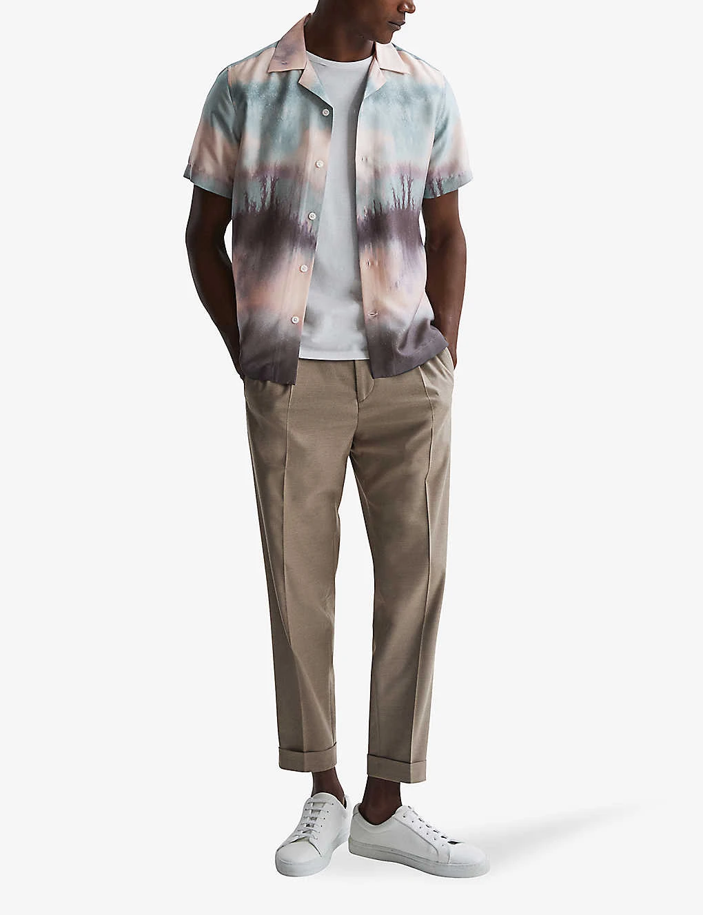 Reiss Riley Abstract-print Regular-fit Woven Shirt 2 Reiss Riley Abstract-print Regular-fit Woven Shirt - Image 2