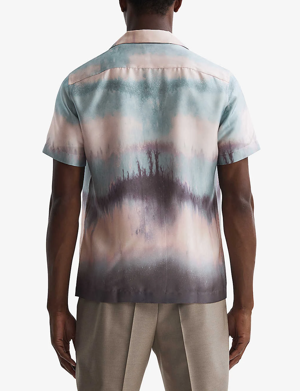 Reiss Riley Abstract-print Regular-fit Woven Shirt 4 Reiss Riley Abstract-print Regular-fit Woven Shirt - Image 4