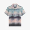 Reiss Riley Abstract-print Regular-fit Woven Shirt