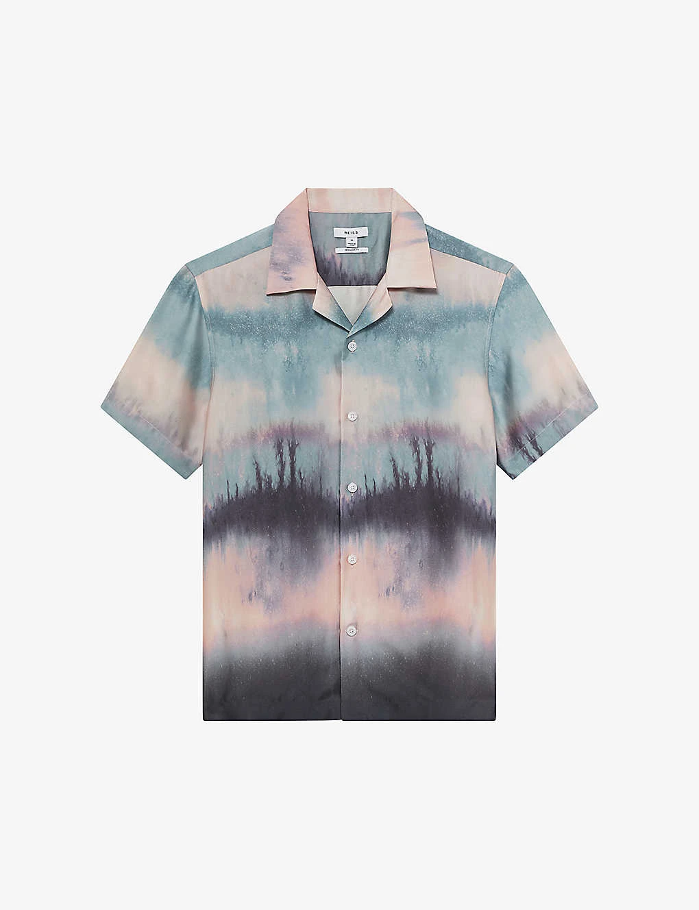 Reiss Riley Abstract-print Regular-fit Woven Shirt 1 Reiss Riley Abstract-print Regular-fit Woven Shirt