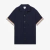 Reiss Valbonne Cuban-collar Short-sleeve Woven Shirt