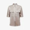Reiss Aubrey Short-sleeve Silk Shirt