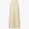 Joseph Thurlow Wide-leg Mid-rise Silk And Cotton-blend Trousers