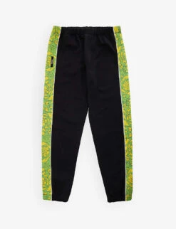 Versace Graphic-print Side-stripe Cotton-jersey Jogging Bottoms 10-14 Years