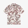 Ted Baker Tagus Short-sleeve Regular-fit Linen Shirt