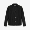 Jil Sander Brand-typography Slip-pocket Relaxed-fit Cotton Jacket