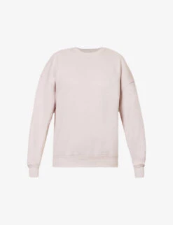 365 Brand-embroidered Relaxed-fit Organic Cotton-blend Sweatshirt