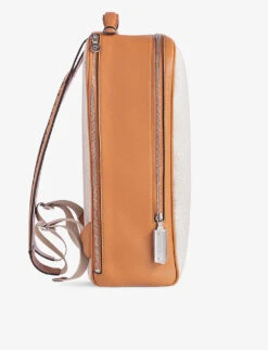 Cristallo Maxi Canvas And Leather Backpack 38cm 6 Cristallo Maxi Canvas And Leather Backpack 38cm -Selfridges Store R04181554 WALNUT ALT02