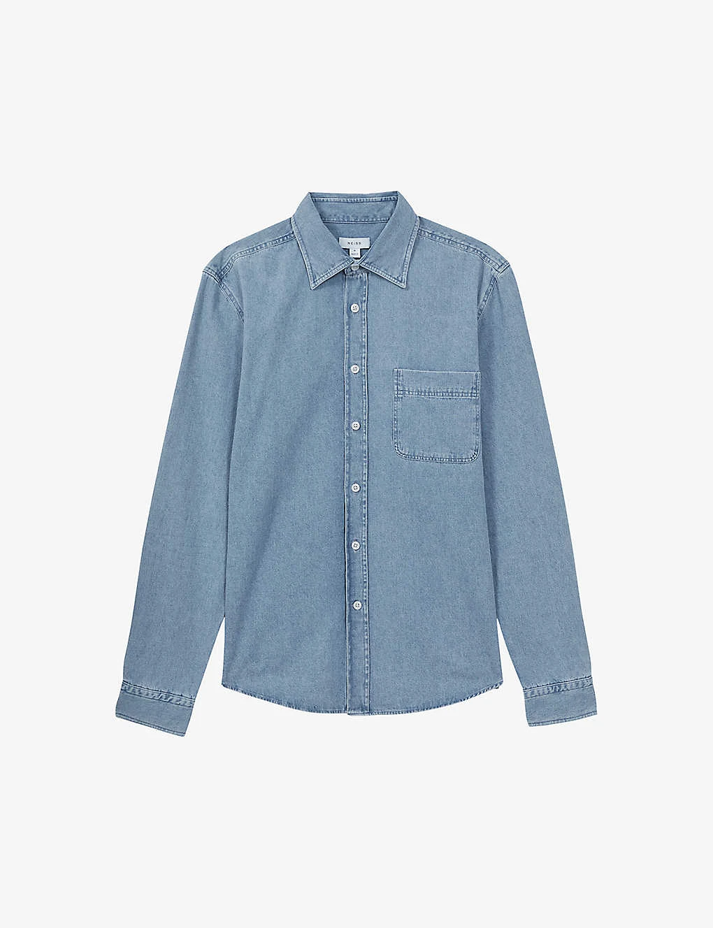 Reiss Pellow Slim-fit Denim Shirt 1 Reiss Pellow Slim-fit Denim Shirt