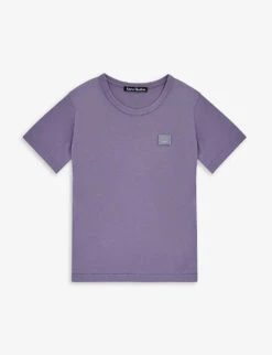 Acne Studios Logo-embroidered Cotton-jersey T-shirt 3-10 Years