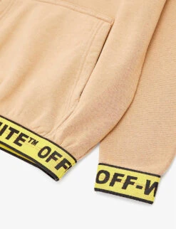 Logo-print Branded-elastic Cotton-jersey Hoody 8-12 Years -Selfridges Store R04182549 KAKIYELLO ALT02