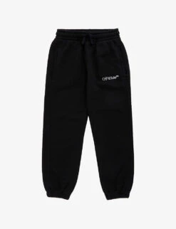 Logo-print Tapered-leg Cotton-jersey Jogging Bottoms 4-12 Years