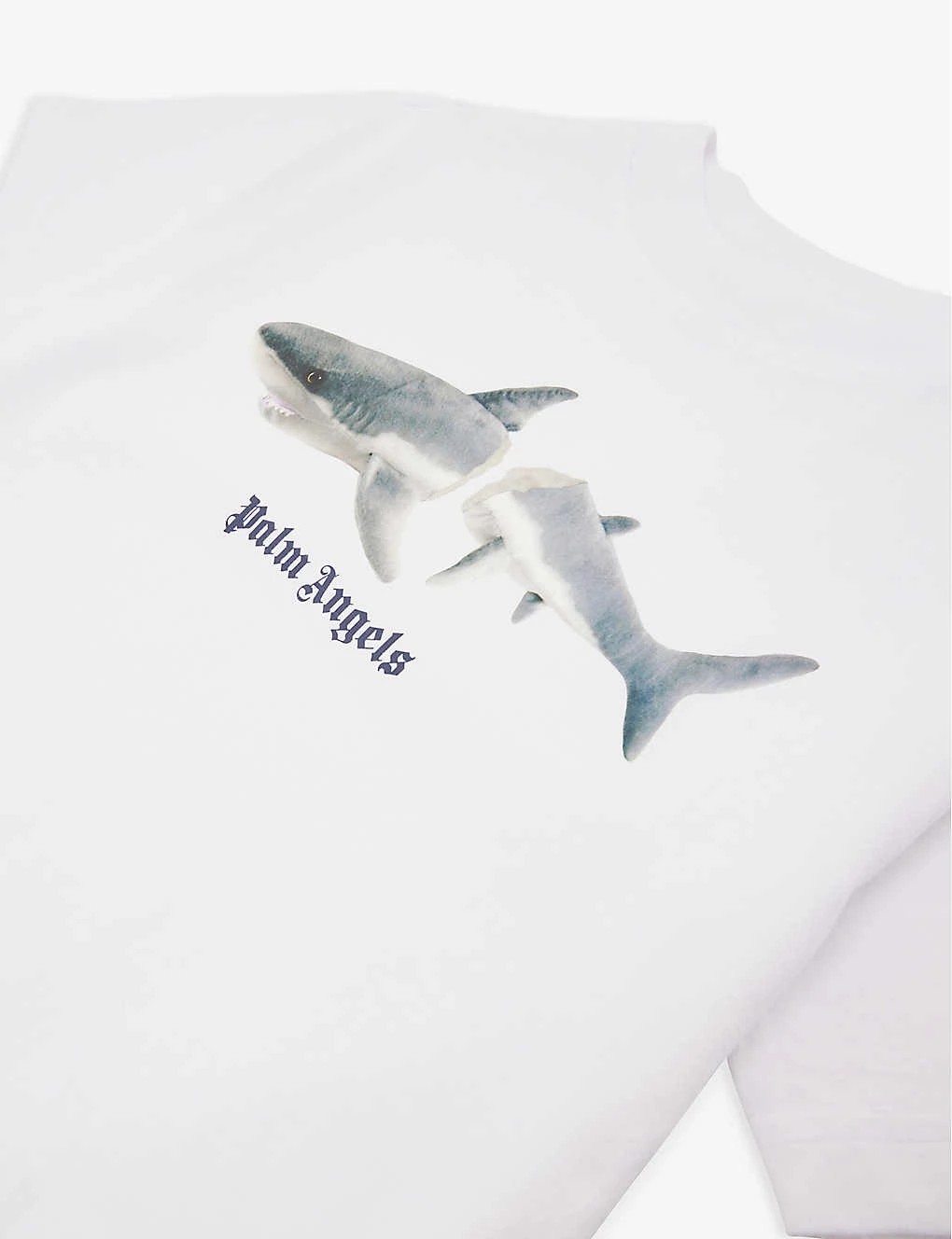 Palm Angels Shark-print Cotton-jersey T-shirt 4-12 Years 2 Palm Angels Shark-print Cotton-jersey T-shirt 4-12 Years - Image 2