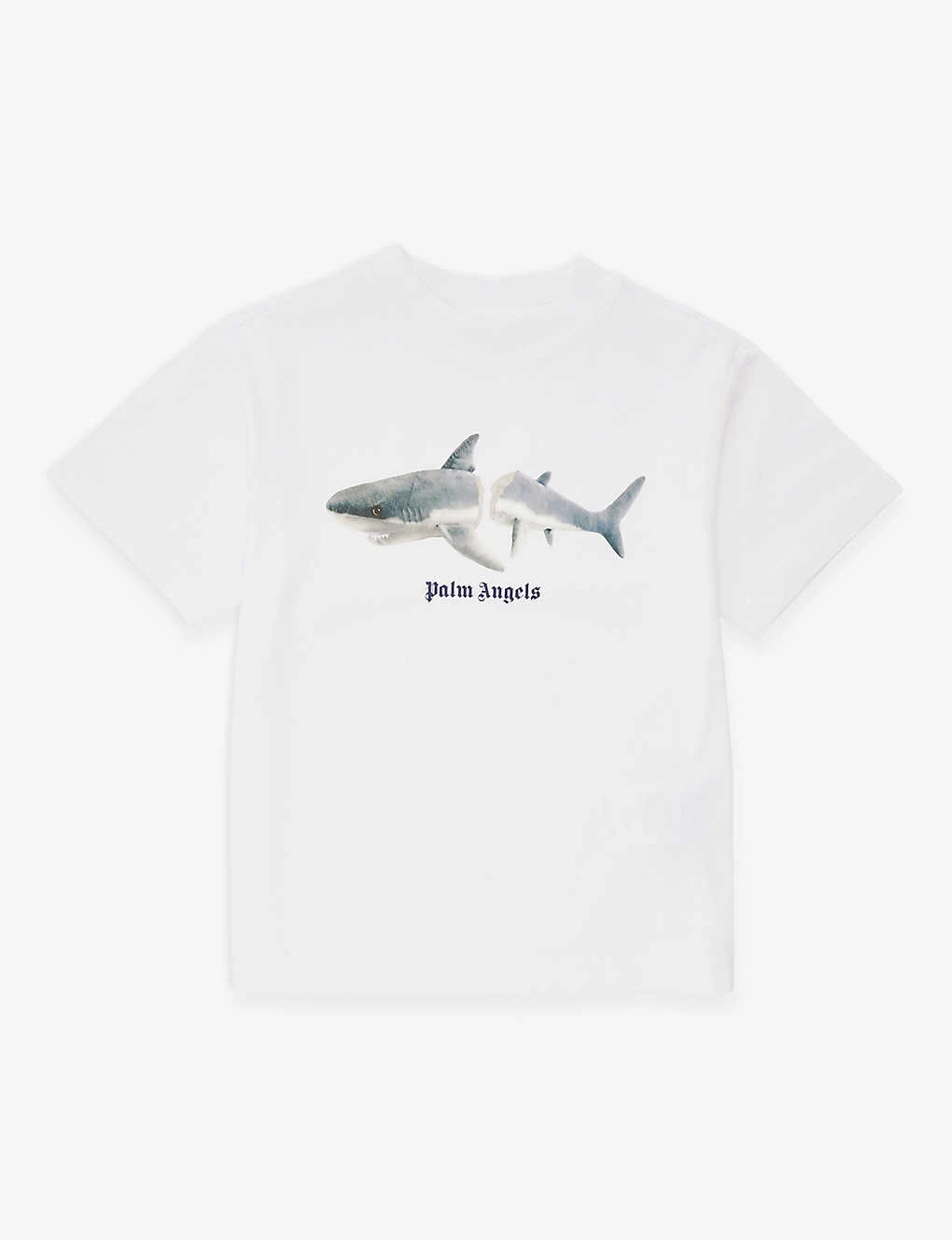 Palm Angels Shark-print Cotton-jersey T-shirt 4-12 Years 1 Palm Angels Shark-print Cotton-jersey T-shirt 4-12 Years