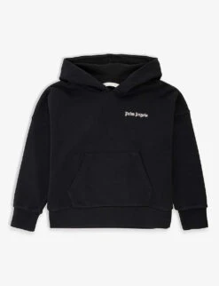 Palm Angels Logo Text-print Cotton-jersey Hoody 4-12 Years