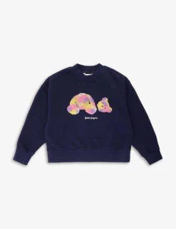 Palm Angels Bear-print Cotton-jersey Sweatshirt 4-12 Years
