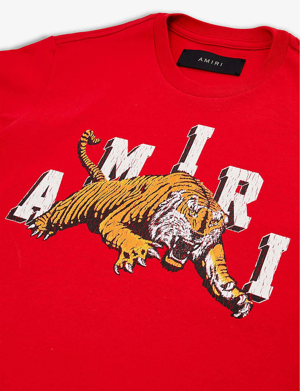 Amiri Vintage Tiger-print Cotton-jersey T-shirt 4-12 Years 2 Amiri Vintage Tiger-print Cotton-jersey T-shirt 4-12 Years - Image 2