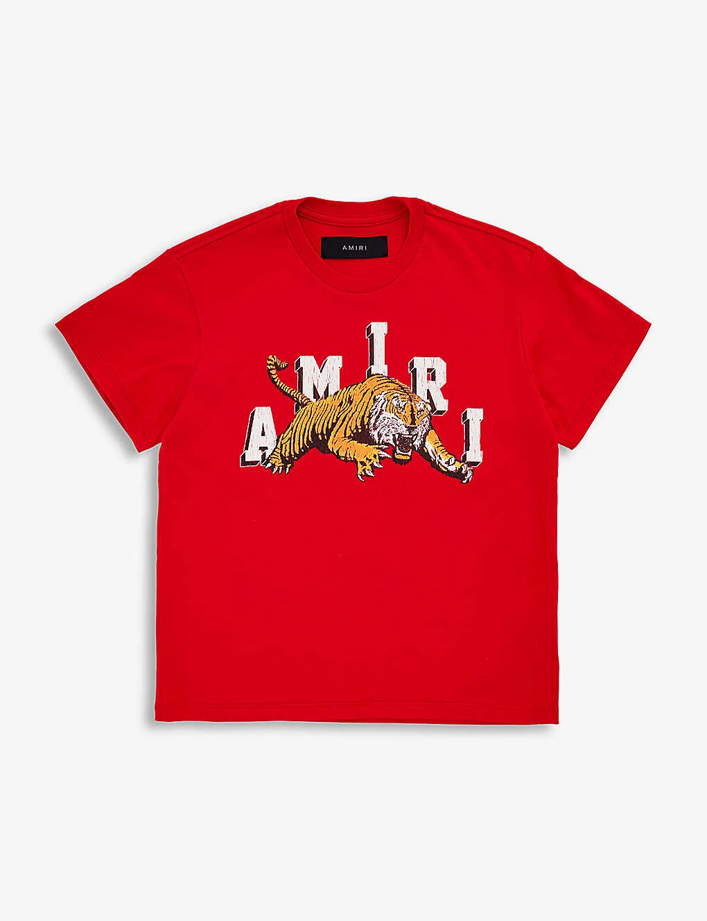 Amiri Vintage Tiger-print Cotton-jersey T-shirt 4-12 Years 1 Amiri Vintage Tiger-print Cotton-jersey T-shirt 4-12 Years