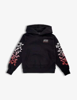 Amiri Bones Graphic-print Cotton-jersey Hoody 4-12 Years