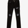 Amiri Bandana Distressed Stretch-denim Jeans 6-12 Years