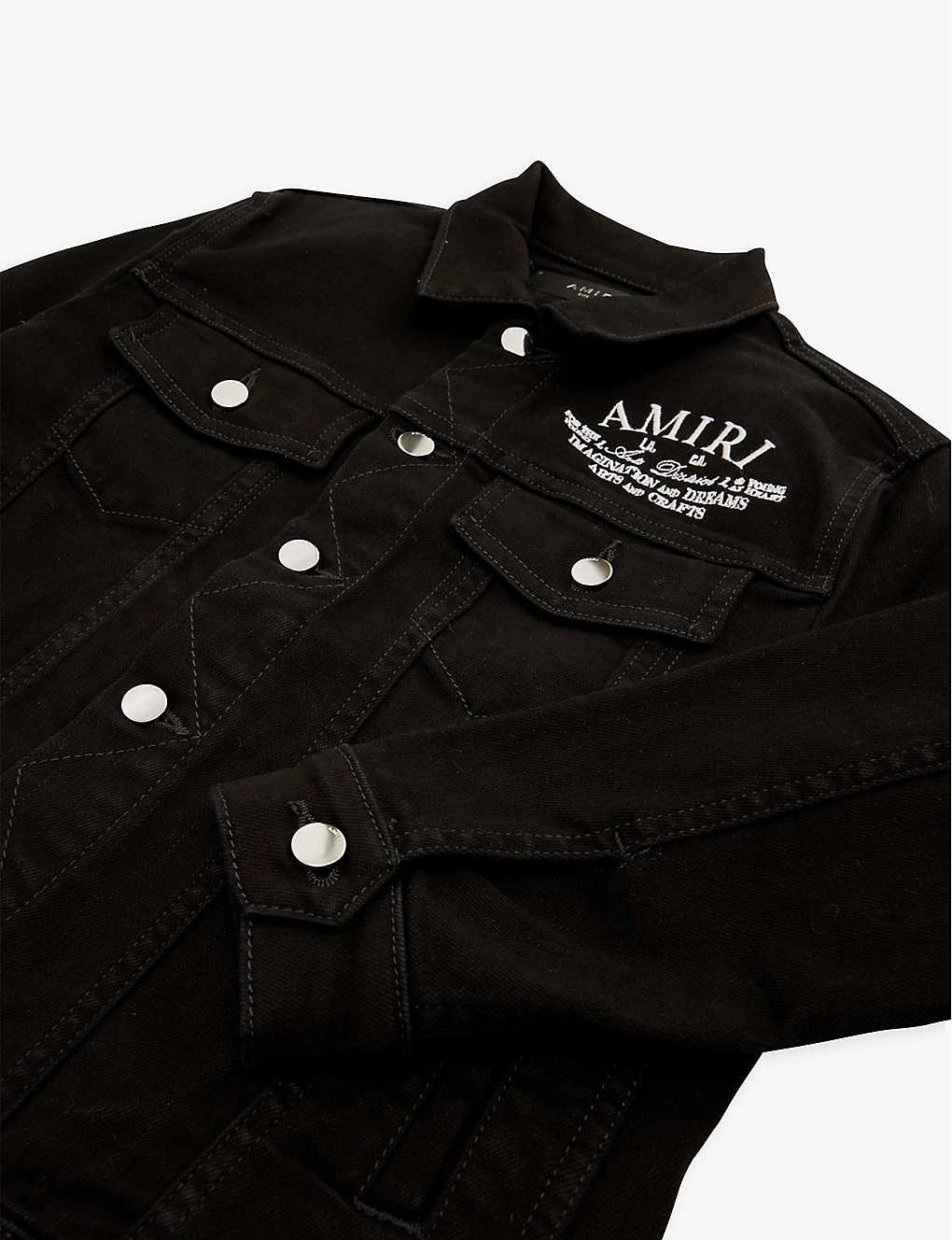 Amiri Art District Stretch-denim Jacket 4-12 Years 2 Amiri Art District Stretch-denim Jacket 4-12 Years - Image 2